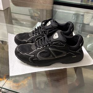 Dior Men's Black and Gray Sneakers